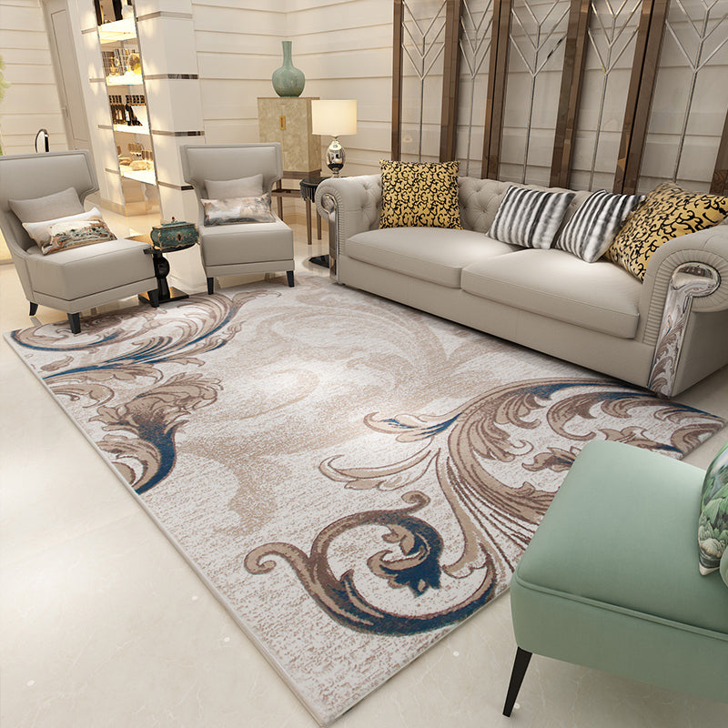 Oude tapijten – Synthetische geometrische afdruk – Huisdiervriendelijk, machinewasbaar voor salon