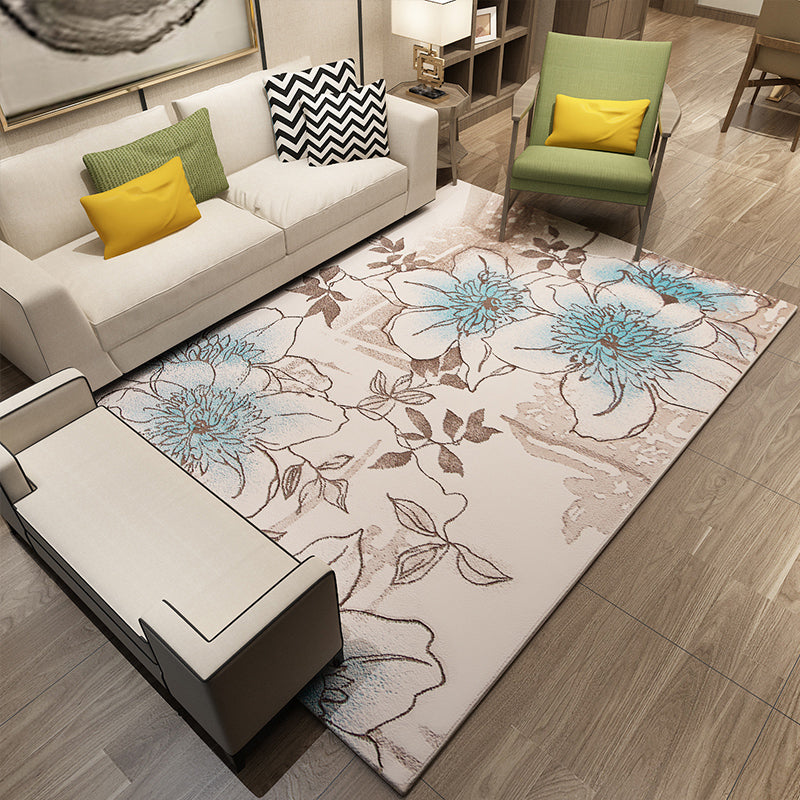 Oude tapijten – Synthetische geometrische afdruk – Huisdiervriendelijk, machinewasbaar voor salon