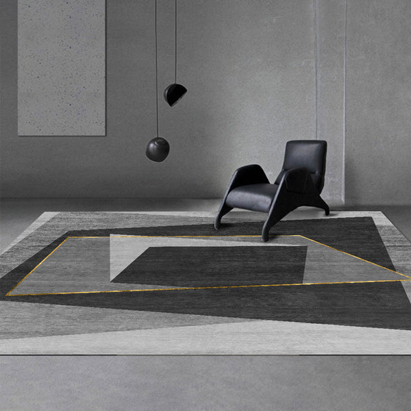 Geometrisch patroon tapijt – Huisdiervriendelijk, machinewasbaar – Synthetisch materiaal voor binnengebruik