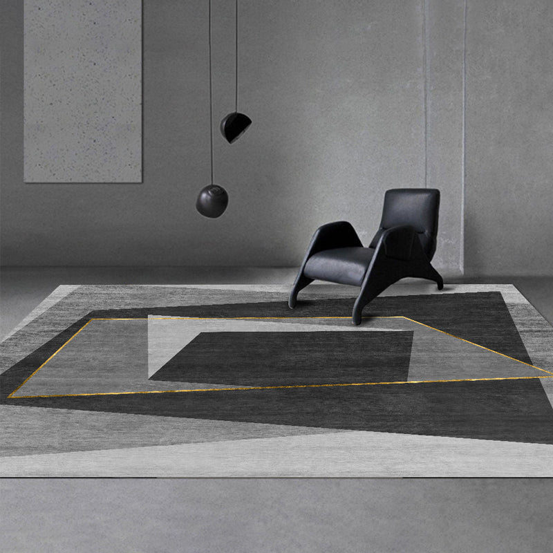 Geometrisch patroon tapijt – Huisdiervriendelijk, machinewasbaar – Synthetisch materiaal voor binnengebruik