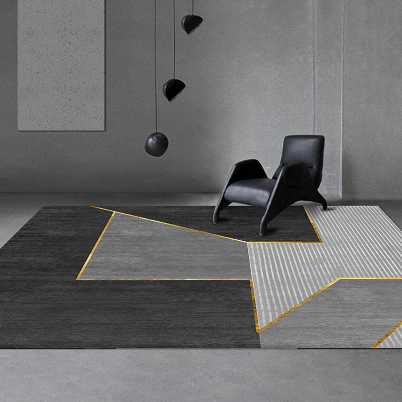 Geometrisch patroon tapijt – Huisdiervriendelijk, machinewasbaar – Synthetisch materiaal voor binnengebruik