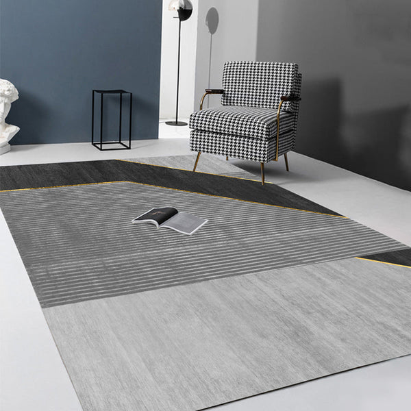 Geometrisch patroon tapijt – Huisdiervriendelijk, machinewasbaar – Synthetisch materiaal voor binnengebruik