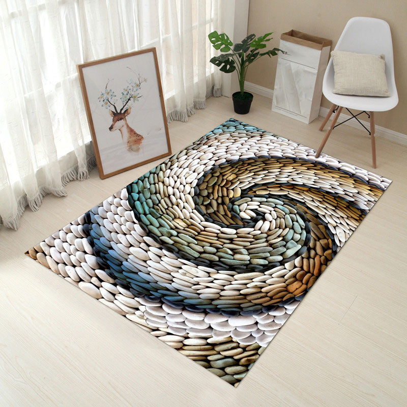 Vloerkleed – Creatief ontwerp – Polypropyleen, wasbaar, huisdiervriendelijk, niet-slip