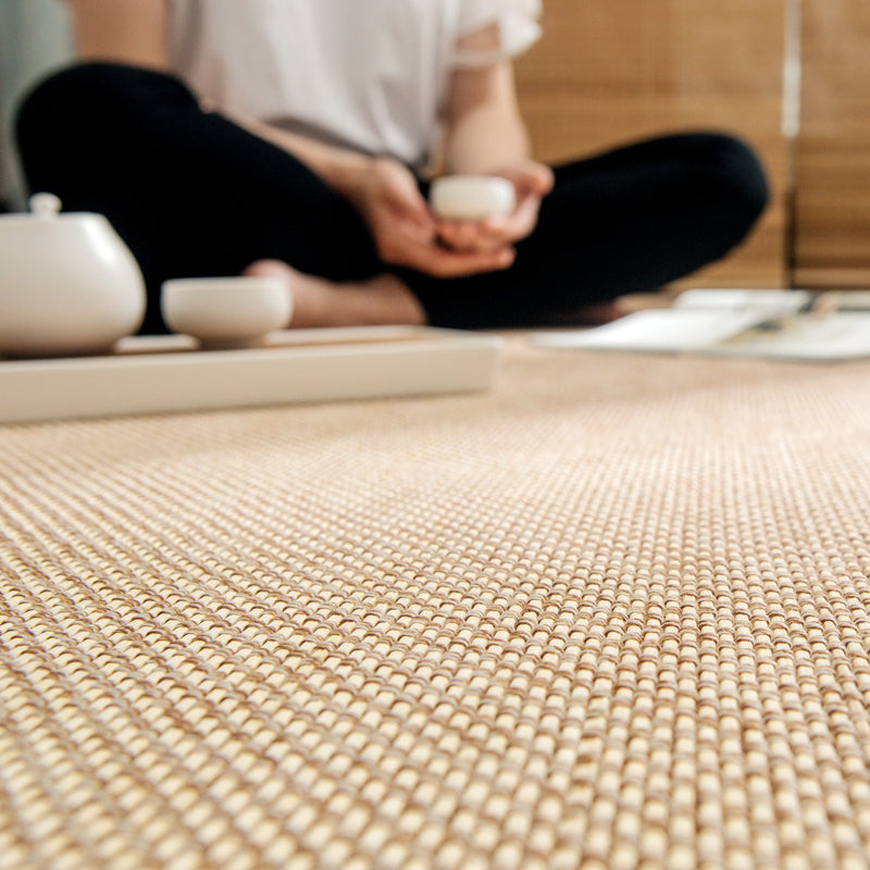 Vloerkleed – Niet-slip, gemakkelijk te onderhouden – Vlas, voor binnengebruik en decoratie