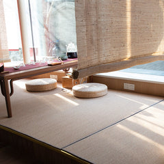 Vloerkleed – Niet-slip, gemakkelijk te onderhouden – Vlas, voor binnengebruik en decoratie