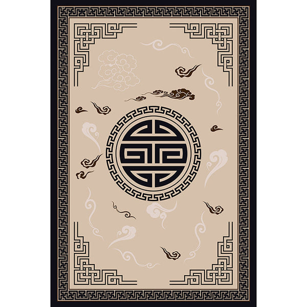 Chinees tapijt – Vlekbestendig en huisdiervriendelijk – Polypropyleen met niet-slip achterzijde