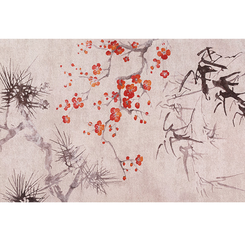 Multi-kleuren landschapsafdruk tapijt – Niet-slip, vlekbestendig – Machine wasbaar, voor decoratie