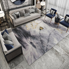 Multi-kleuren landschapsafdruk tapijt – Niet-slip, vlekbestendig – Machine wasbaar, voor decoratie