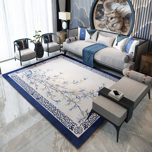 Multi-kleuren landschapsafdruk tapijt – Niet-slip, vlekbestendig – Machine wasbaar, voor decoratie