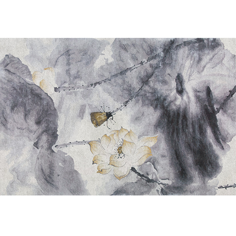 Multi-kleuren landschapsafdruk tapijt – Niet-slip, vlekbestendig – Machine wasbaar, voor decoratie