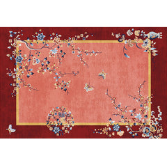 Multi-kleuren landschapsafdruk tapijt – Niet-slip, vlekbestendig – Machine wasbaar, voor decoratie