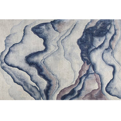 Multi-kleuren landschapsafdruk tapijt – Niet-slip, vlekbestendig – Machine wasbaar, voor decoratie