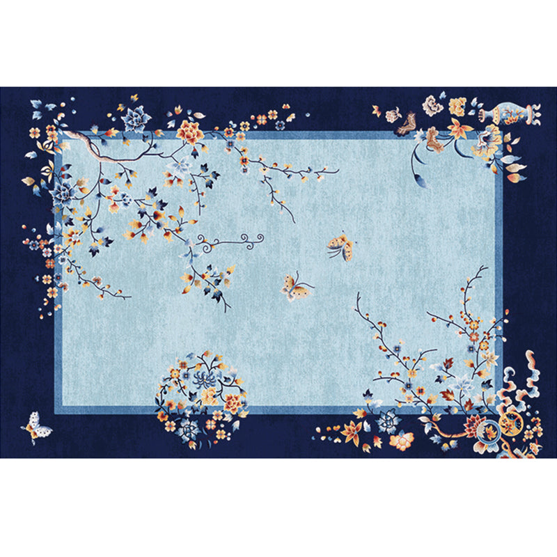 Multi-kleuren landschapsafdruk tapijt – Niet-slip, vlekbestendig – Machine wasbaar, voor decoratie