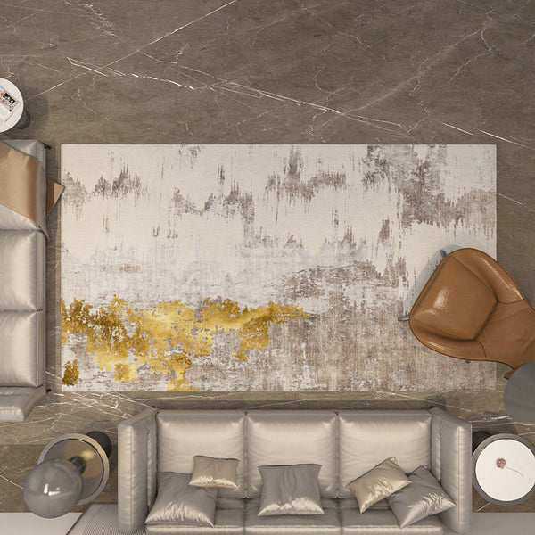 Roest Print Tapijt – Anti-slip | Machinewasbaar, Vlekbestendig, Synthetisch Vloerkleed