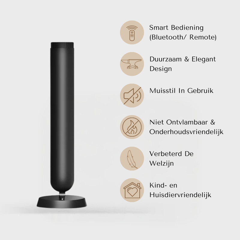 Evolve CA200B Smart – Aroma Diffuser voor 200 m² – App & Bluetooth Control