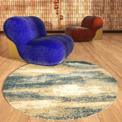 Kleurblok vloerkleed – Niet-slip, huisdiervriendelijk, wasbaar – Polyester, voor binnengebruik