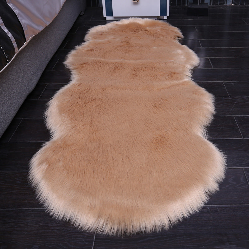 Vloerkleed – Onregelmatige vorm, anti-slip achterkant – Polyester, machine wasbaar, multi-gekleurde design