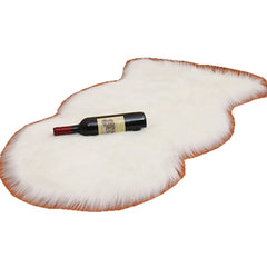 Vloerkleed – Onregelmatige vorm, anti-slip achterkant – Polyester, machine wasbaar, multi-gekleurde design