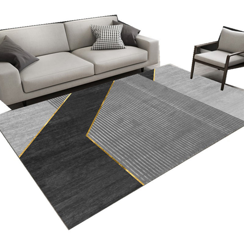 Geometrisch tapijt – Wasbaar, huisdiervriendelijk, antislip | Synthetisch, machinegeweven