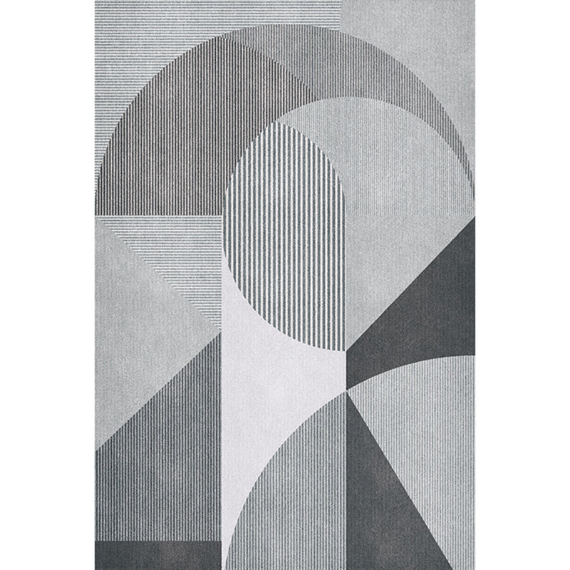 Kleurblok vloerkleed – Wasbaar | Anti-slip achterkant | Polyester, voor binnen gebruik