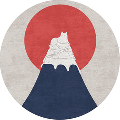 Slaapkamer tapijt – Ontspannend en niet-slip – Wasbaar polypropyleen, veelkleurig kleurgeblokkeerd