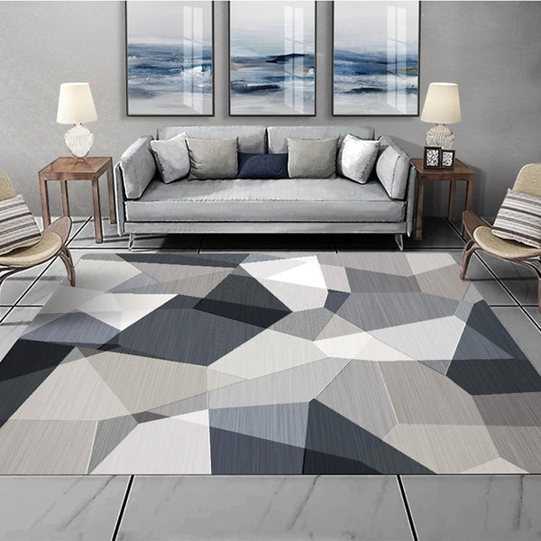 Vloerkleed – Vlekbestendig | Polypropyleen, Anti-slip, Gedrukt, Binnengebruik