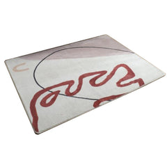 Noordse vloerkleed – Handgedrukt, antislip, machinewasbaar – Polyester, geschikt voor binnenruimtes