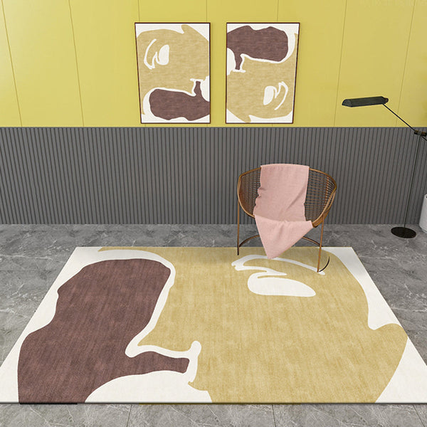 Kleurblok tapijt – Antislip achterkant – Polypropyleen, huisdiervriendelijk, binnenvloerkleed