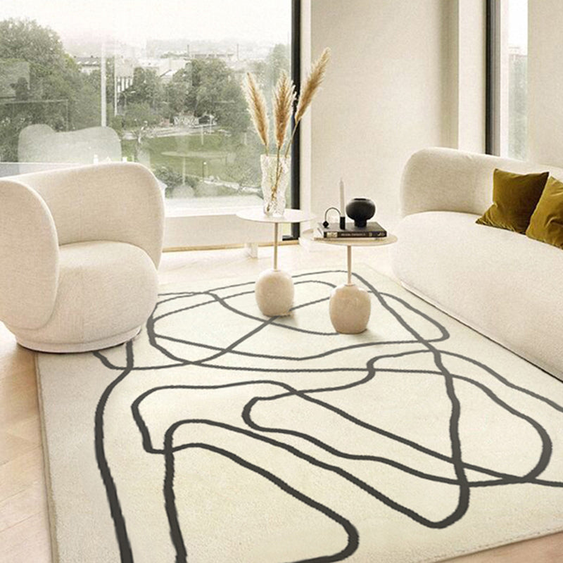 Vloerkleed – Handgedrukt, niet-slip, huisdiervriendelijk | Synthetisch materiaal, binnen gebruik