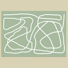 Vloerkleed – Handgedrukt, niet-slip, huisdiervriendelijk | Synthetisch materiaal, binnen gebruik