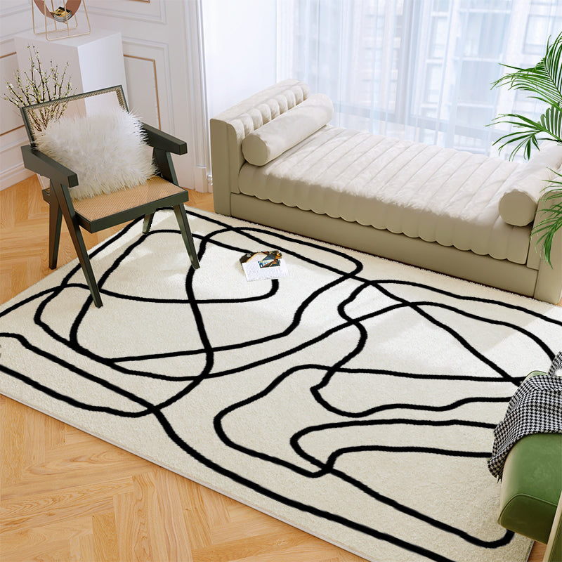 Vloerkleed – Handgedrukt, niet-slip, huisdiervriendelijk | Synthetisch materiaal, binnen gebruik