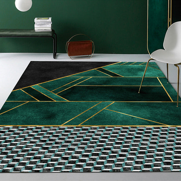 Vloerkleed – Modern ontwerp – Polypropyleen, vlekbestendig, niet-slip achterzijde