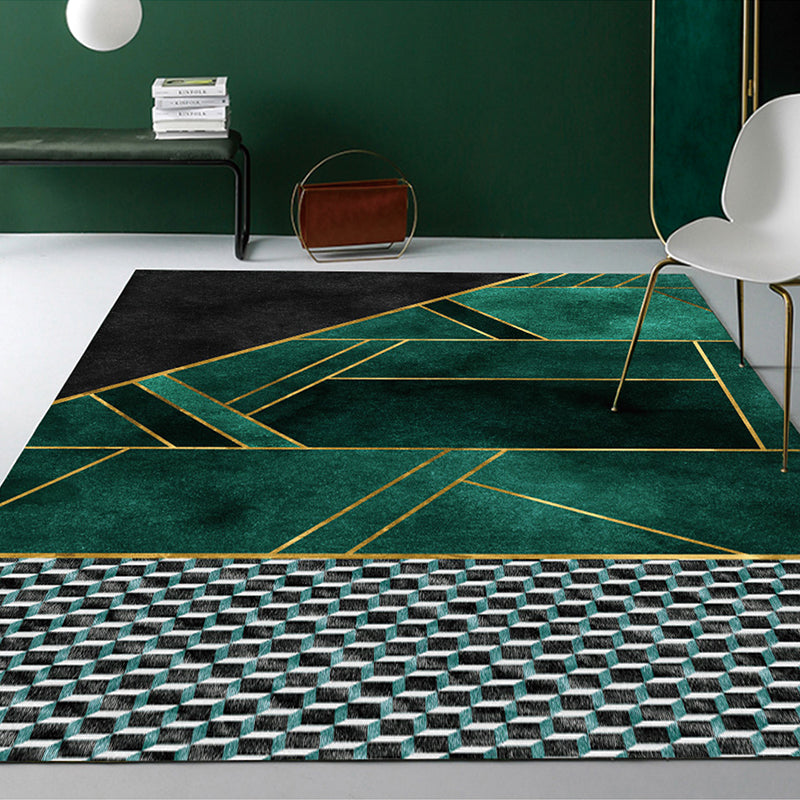 Vloerkleed – Modern ontwerp – Polypropyleen, vlekbestendig, niet-slip achterzijde