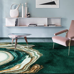 Vloerkleed – Modern ontwerp – Polypropyleen, vlekbestendig, niet-slip achterzijde