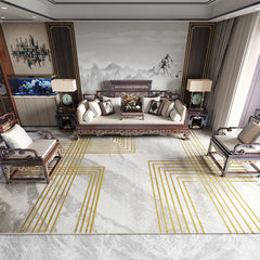 Parlor Tapijt – Modern Patroon | Antislip Achterkant, Katoenmix, Eenvoudige Verzorging