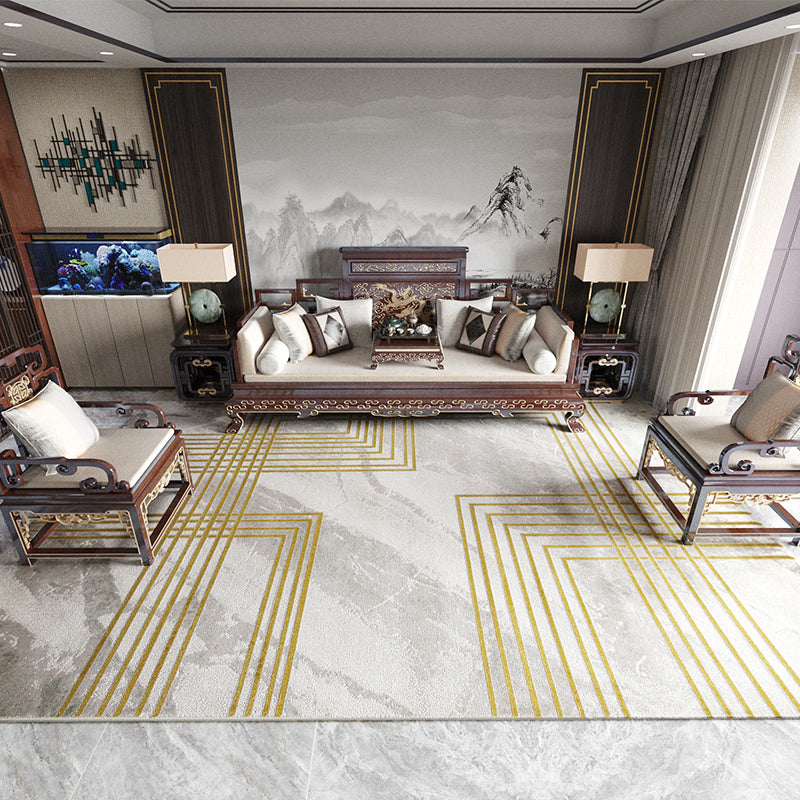 Parlor Tapijt – Modern Patroon | Antislip Achterkant, Katoenmix, Eenvoudige Verzorging