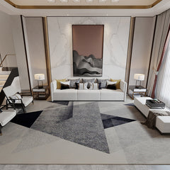 Parlor Tapijt – Modern Patroon | Antislip Achterkant, Katoenmix, Eenvoudige Verzorging