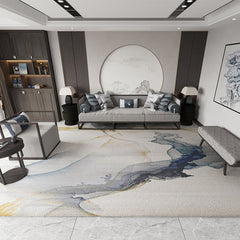 Parlor Tapijt – Modern Patroon | Antislip Achterkant, Katoenmix, Eenvoudige Verzorging