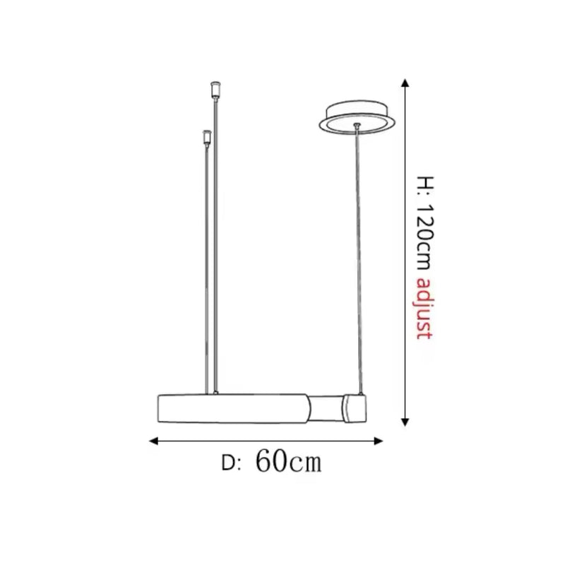 Hanglamp – Cirkelvormig ontwerp – Geschikt voor binnengebruik, energiezuinig