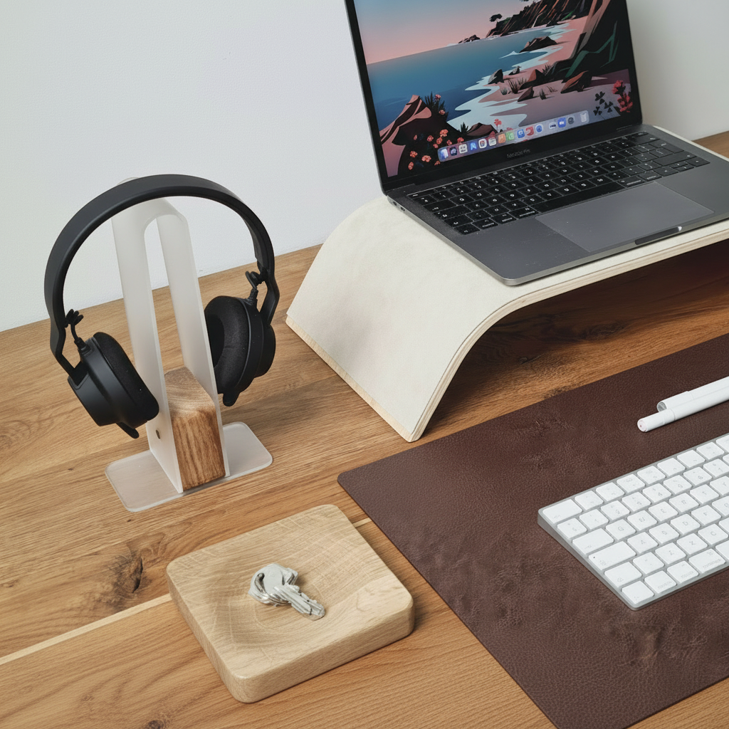 Grote Mousepad – Waterdicht | Antislip PU Suede Desk Mat voor Computer en Gaming - POUEV