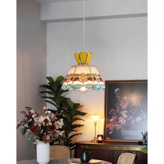 Hanglamp – Tiffany-stijl – Glas, decoratief ontwerp, sfeervolle verlichting