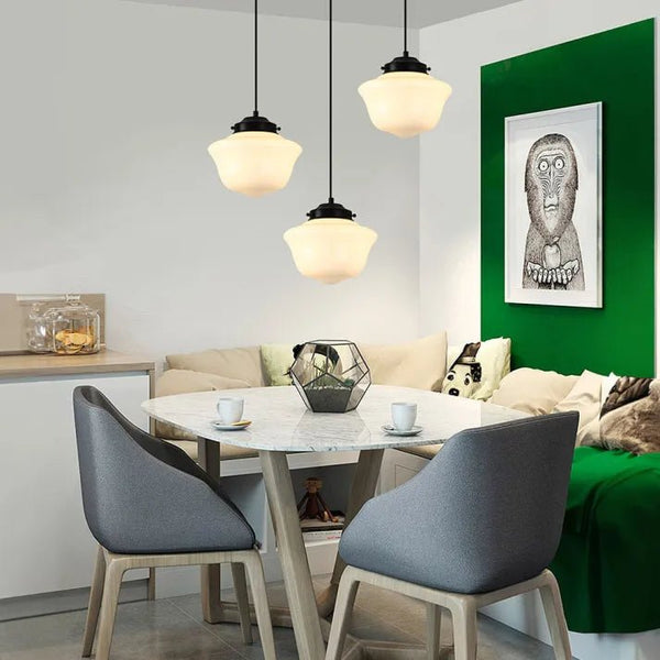 Hanglamp – Melkglas ontwerp – Geschikt voor diverse interieurstijlen | E27 fitting