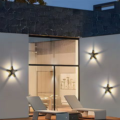 Wandlamp LED – Stervormig ontwerp – Creatieve buitenverlichting voor stijlvolle ambiance