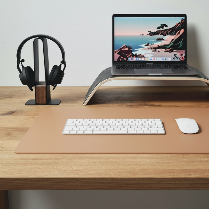 Grote Mousepad – Waterdicht | Antislip PU Suede Desk Mat voor Computer en Gaming - POUEV