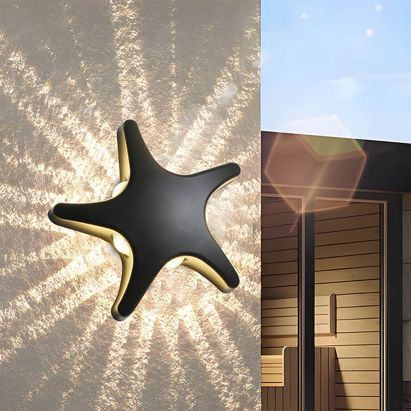 Wandlamp LED – Stervormig ontwerp – Creatieve buitenverlichting voor stijlvolle ambiance