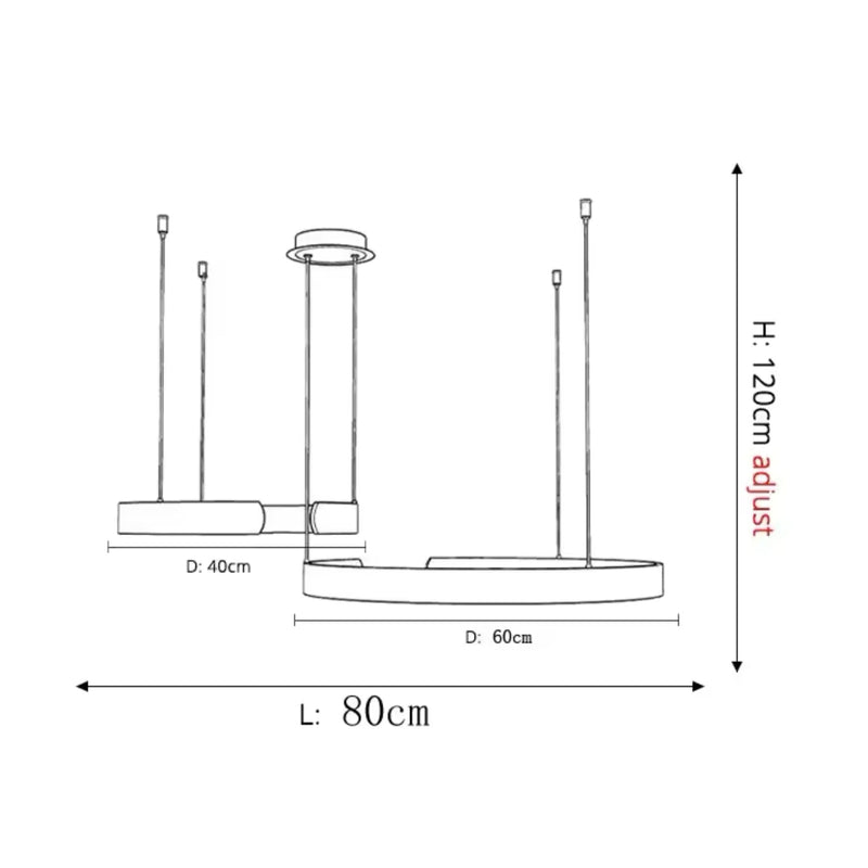 Hanglamp – Cirkelvormig ontwerp – Geschikt voor binnengebruik, energiezuinig