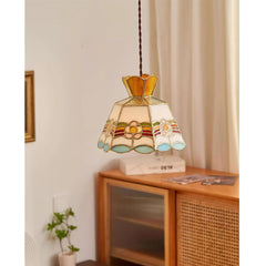 Hanglamp – Tiffany-stijl – Glas, decoratief ontwerp, sfeervolle verlichting