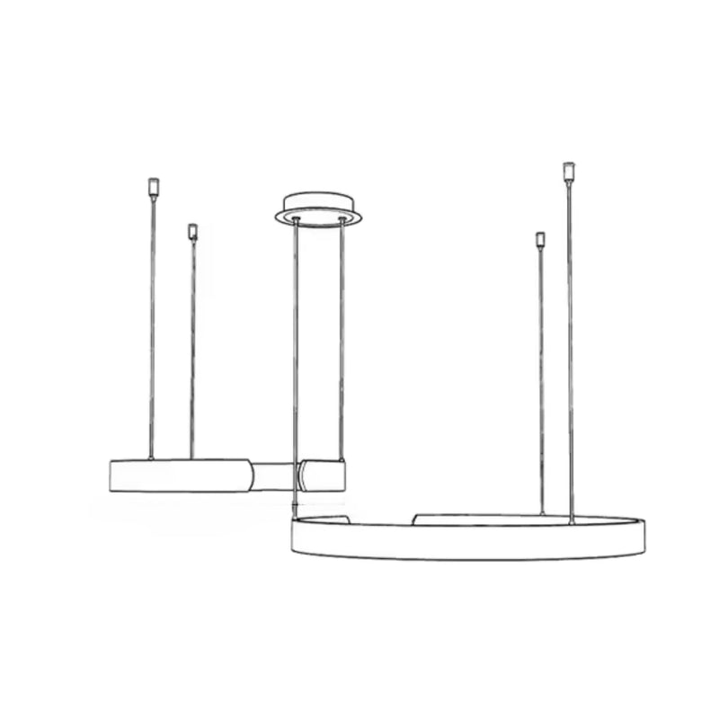 Hanglamp – Cirkelvormig ontwerp – Geschikt voor binnengebruik, energiezuinig