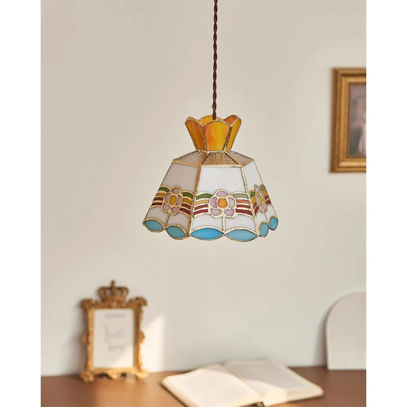 Hanglamp – Tiffany-stijl – Glas, decoratief ontwerp, sfeervolle verlichting