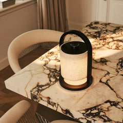 Tafellamp – Dimbaar en oplaadbaar – Houten ontwerp